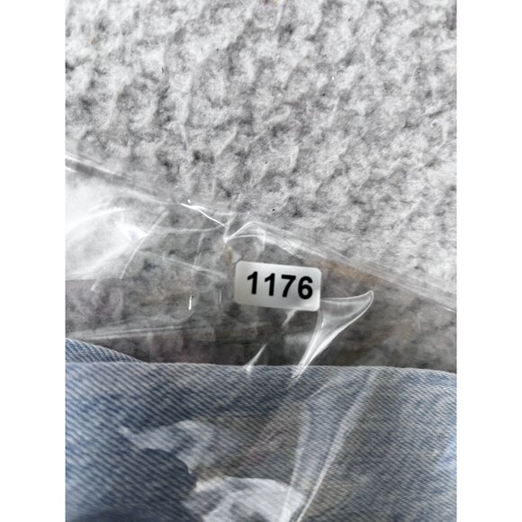 Abercrombie & Fitch Kids Jeans Girl 9/10 Short Hi-Rise Ultra Wide Leg Light Wash - Picture 10 of 10